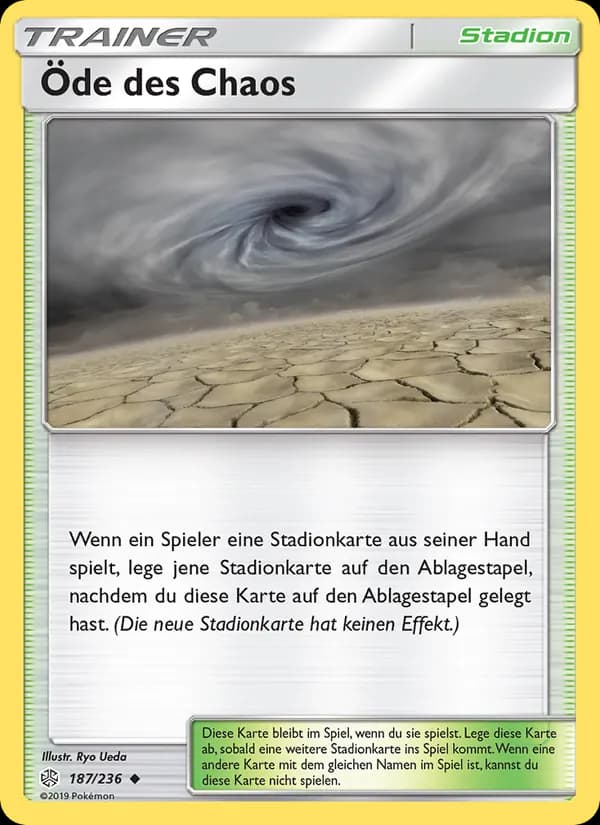 Öde des Chaos card in German