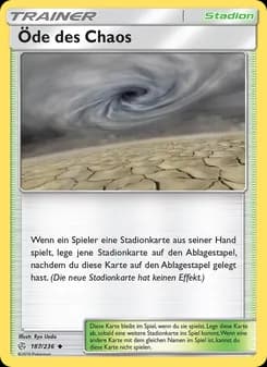 Öde des Chaos card in German