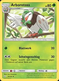 Arboretoss card in German