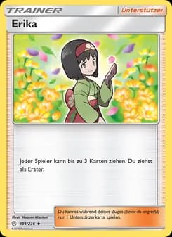 Erika card in German