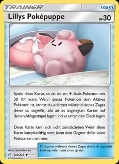 Lillys Poképuppe card in German