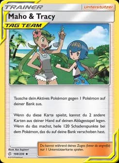 Maho & Tracy card in German