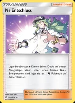 Ns Entschluss card in German
