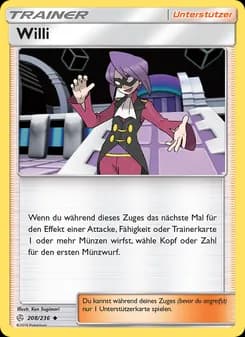 Willi card in German