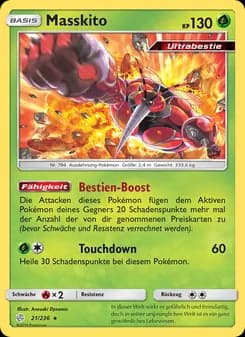 Masskito card in German