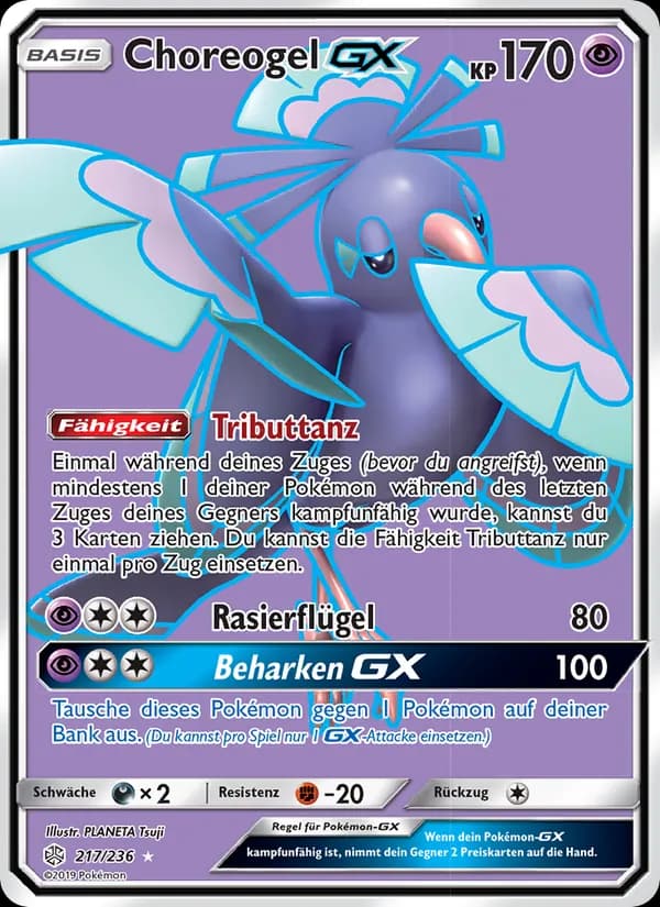 Choreogel GX card in German