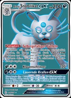 Alola-Snobilikat GX card in German