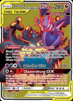 Agoyon & Schlingking GX card in German