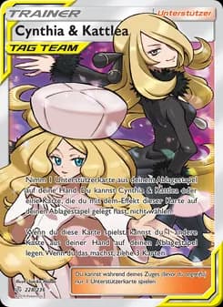 Cynthia & Kattlea card in German