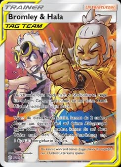 Bromley & Hala card in German
