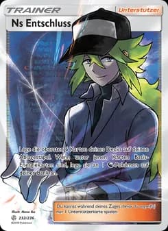 Ns Entschluss card in German