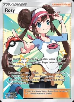 Rosy card in German
