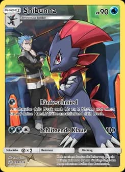 Snibunna card in German