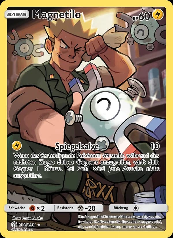 Magnetilo card in German