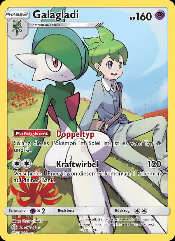Galagladi card in German