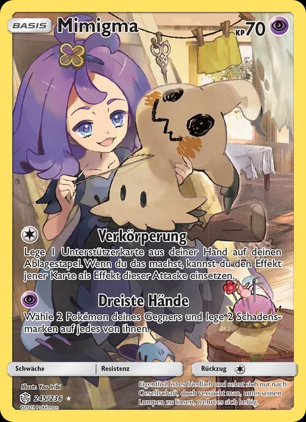 Mimigma card in German
