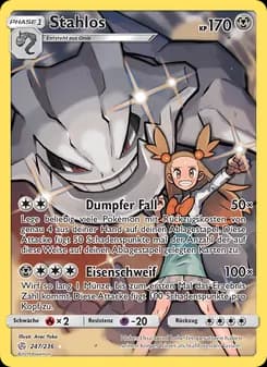 Stahlos card in German
