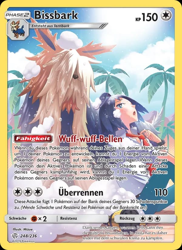 Bissbark card in German