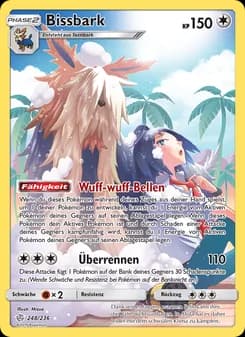 Bissbark card in German