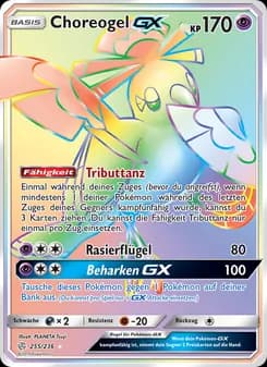Choreogel GX card in German