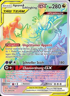 Agoyon & Schlingking GX card in German