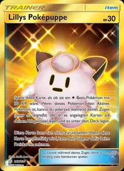 Lillys Poképuppe card in German