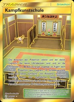 Kampfkunstschule card in German