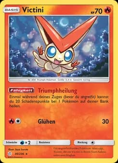 Victini card in German