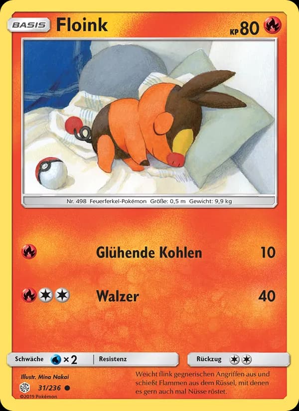 Floink card in German