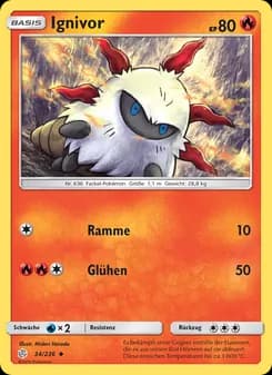 Ignivor card in German