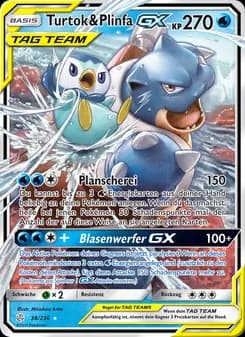 Turtok & Plinfa GX card in German