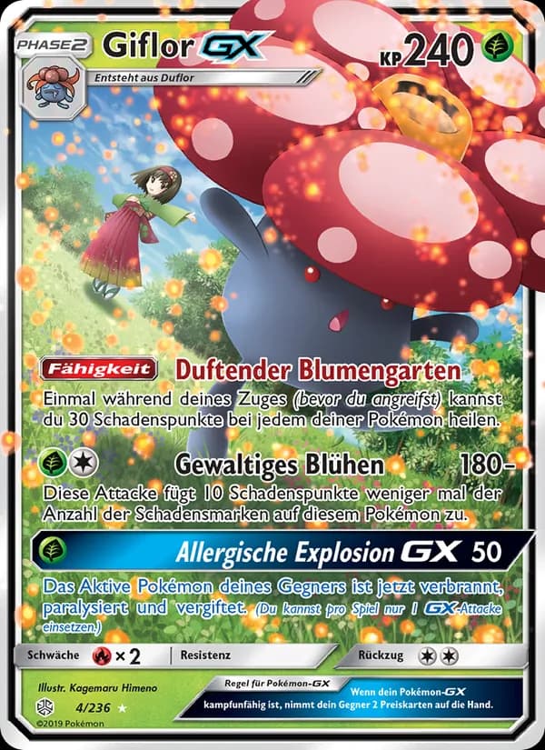 Giflor GX card in German
