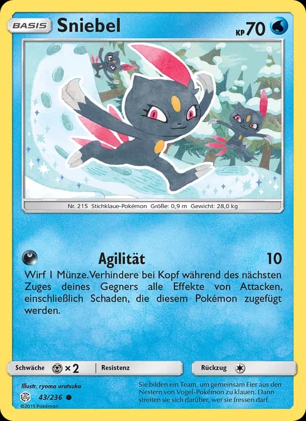 Sniebel card in German