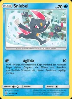Sniebel card in German