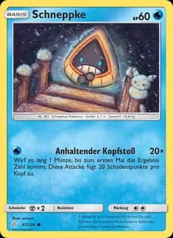 Schneppke card in German