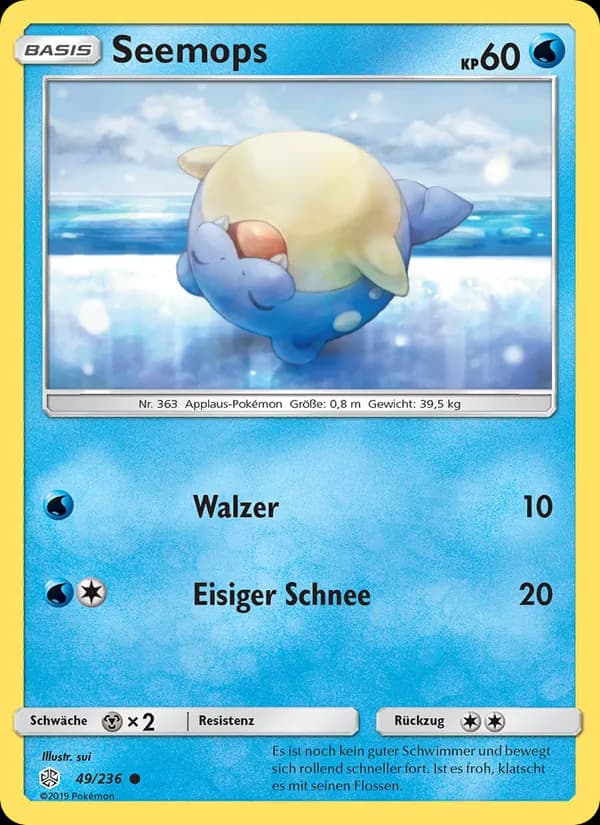 Seemops card in German