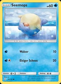 Seemops card in German
