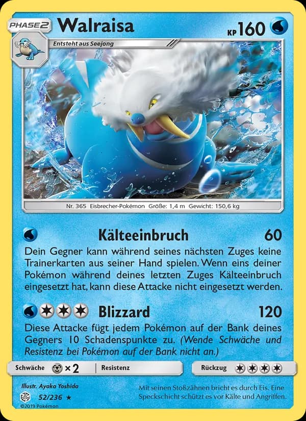 Walraisa card in German