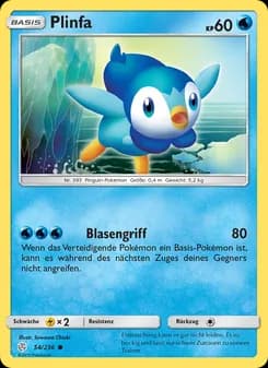 Plinfa card in German