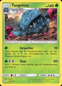 Tangoloss card in German