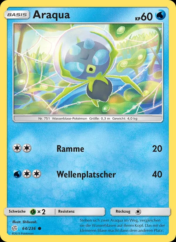 Araqua card in German