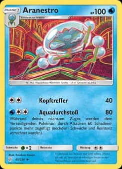 Aranestro card in German