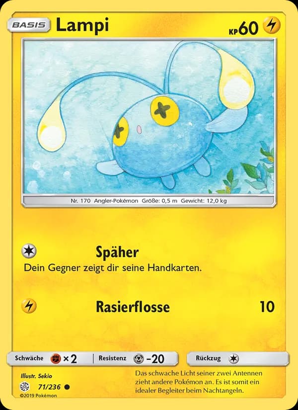 Lampi card in German
