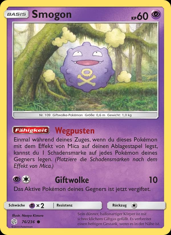 Smogon card in German