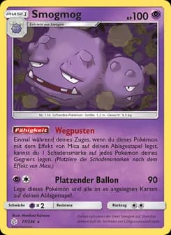 Smogmog card in German