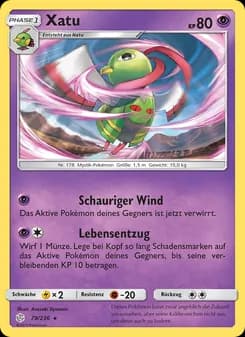 Xatu card in German