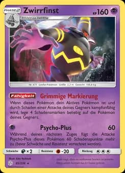Zwirrfinst card in German