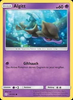 Algitt card in German