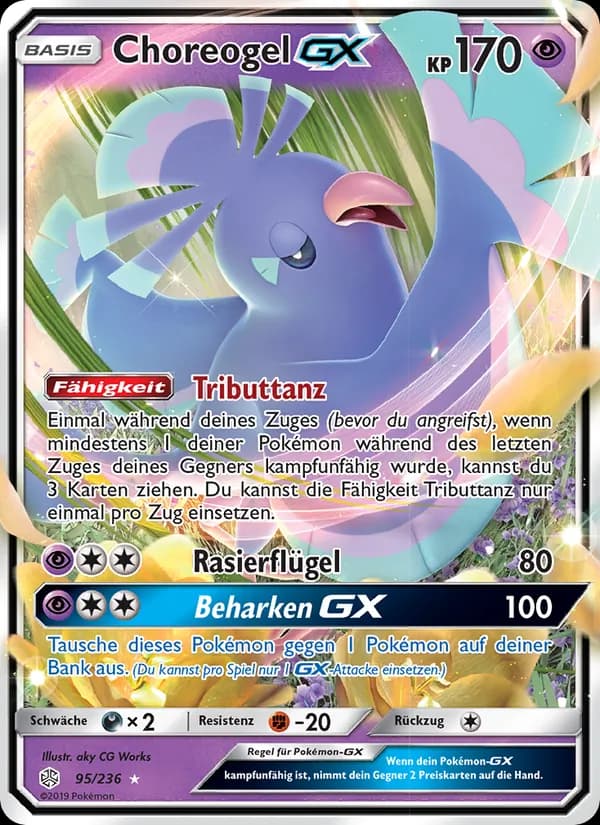 Choreogel GX card in German