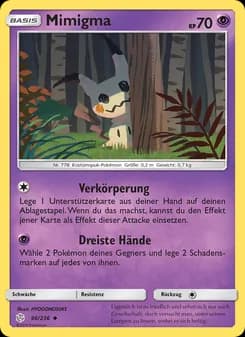 Mimigma card in German